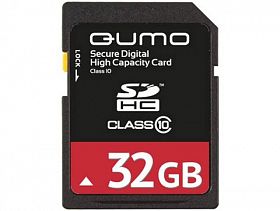 Карта памяти SD-card QUMO 32Gb Class 10
